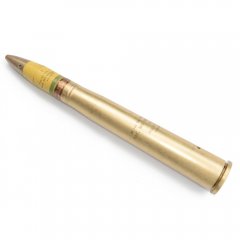 Maketa náboje 40 mm – „protiletadloví čmeláci“